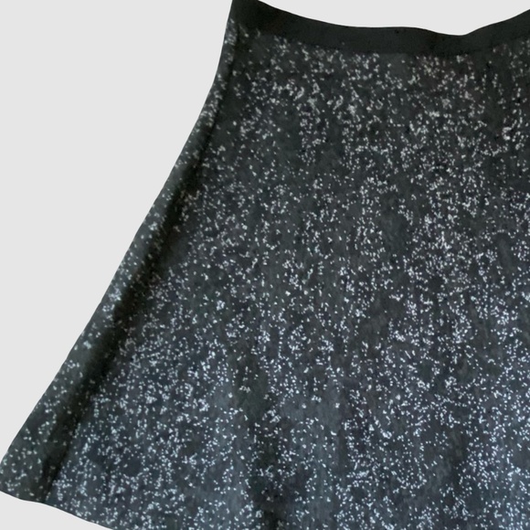 Theory Black/White Wool Blend Knit Pull On Casual Preppy Mini Skirt- Sz-S - Picture 3 of 12